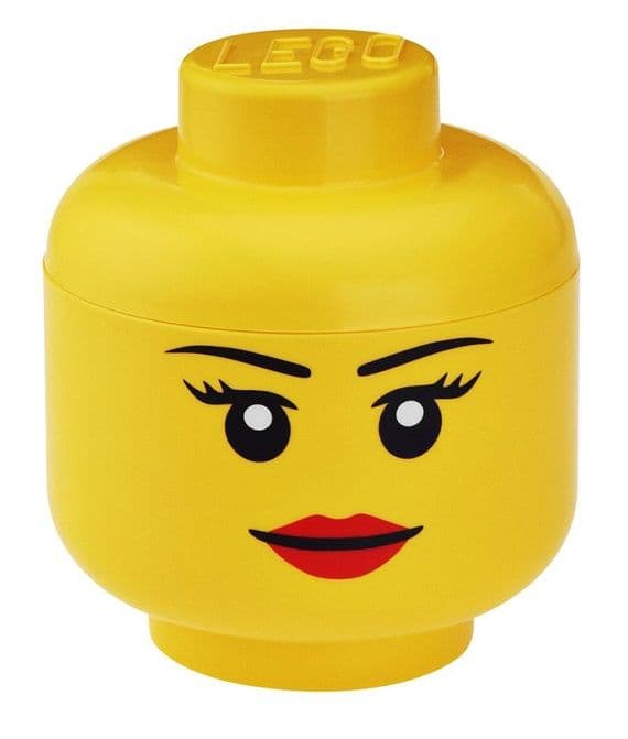 LEGO container – girl’s head, 2 litres, size S