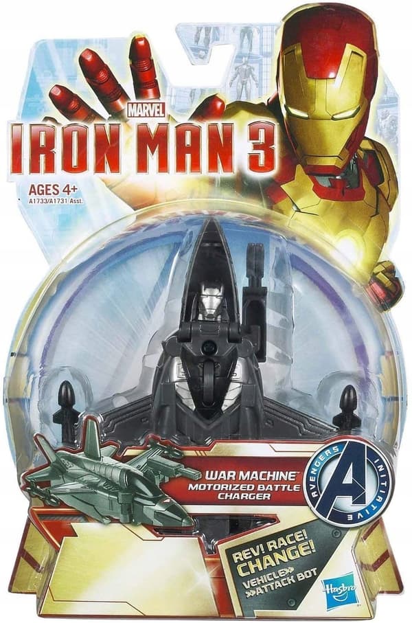 Hasbro Marvel Avengers Iron Man 3 War Machine action figure, 12 cm, A1733