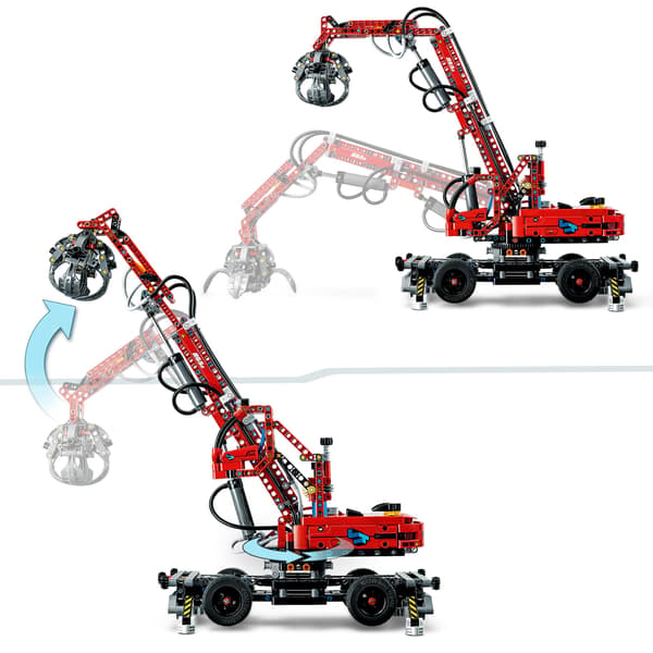 LEGO Technic Crane with Grapple Set 42144 – 853 pieces