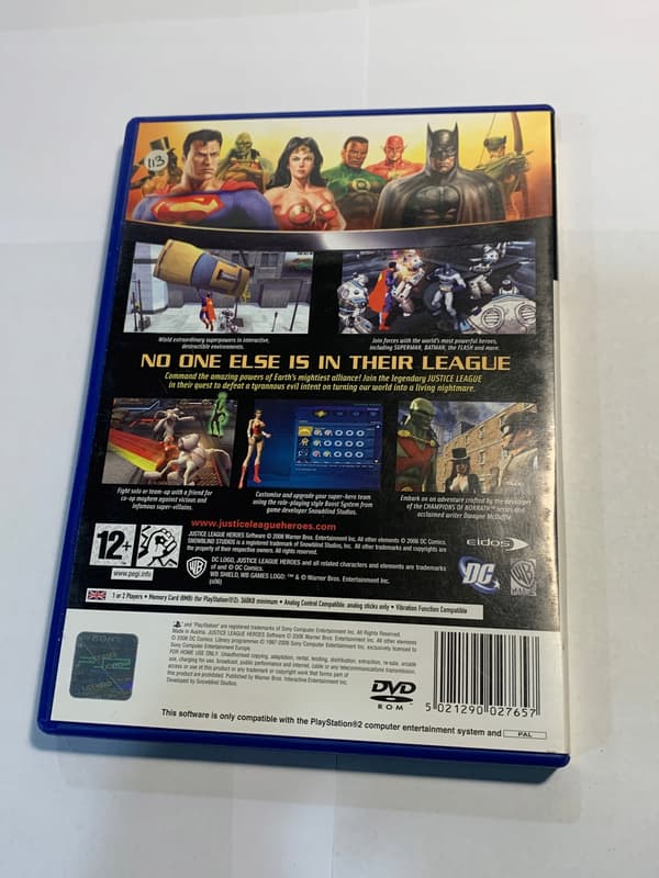PS2 game: Justice League Heroes