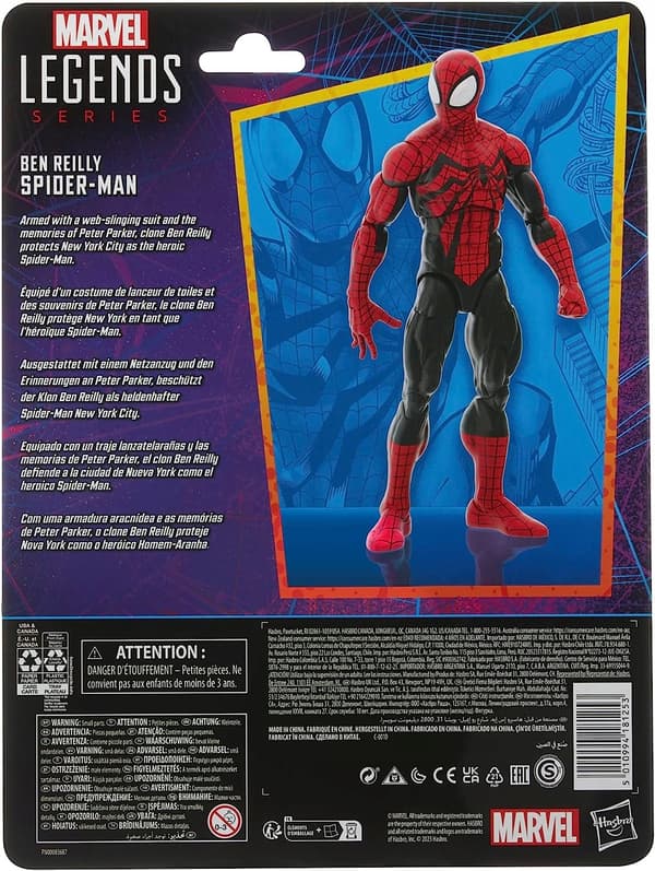 HASBRO MARVEL SPIDER-MAN LEGENDS SERIES BEN REILLY SPIDER-MAN FIGURE