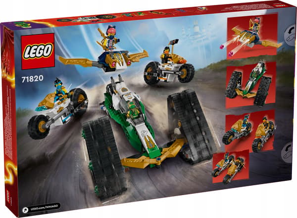 LEGO NINJAGO 71820 MULTI-FUNCTION NINJA VEHICLE building set +9 years