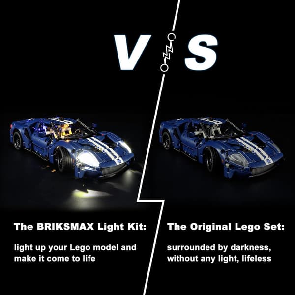 BRIKSMAX LED Lighting Set for LEGO Ford GT 2022 42154