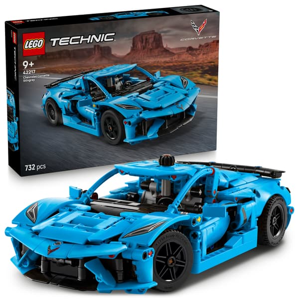 LEGO Technic 42217 Blue Chevrolet Corvette Stingray Car