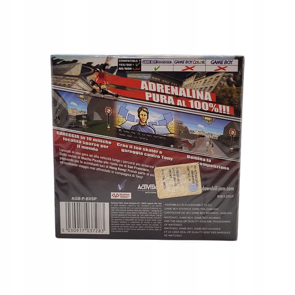 Tony Hawk's Downhill Jam Game Boy, Game Boy Advance, GBA