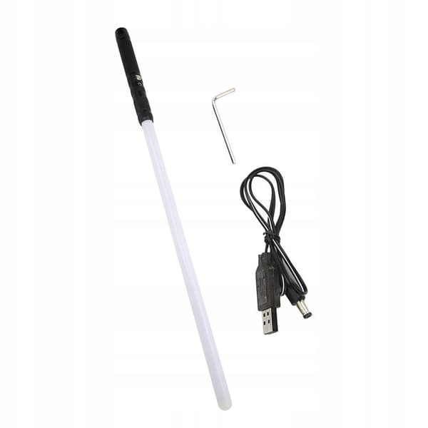 Metal-handled Mini LED Light Sword, 7 colours, sound-changing, Light MB