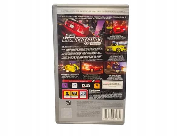 MIDNIGHT CLUB 3 DUB EDITION PSP GAME