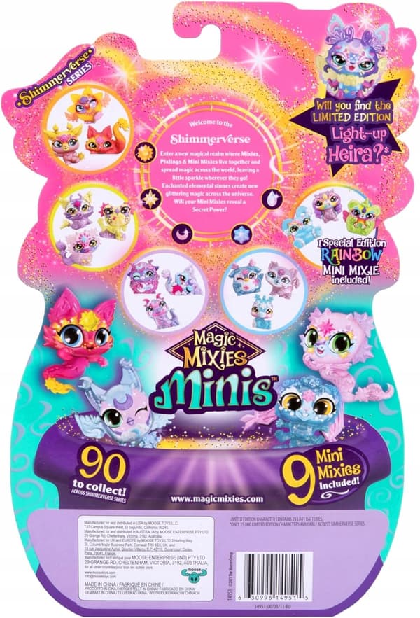 14981 Magic Mixies Mini Figures 9-pack MIX Magic Mixies miniature figures