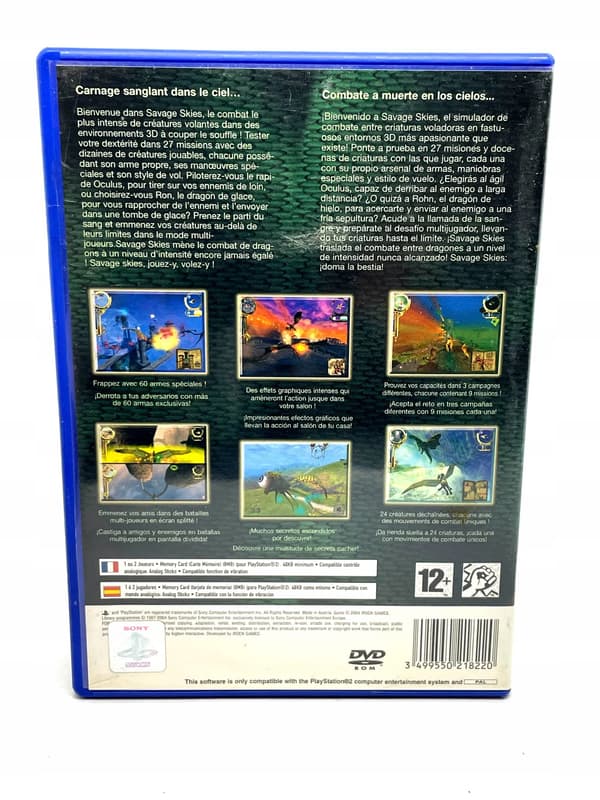 Savage Skies PS2