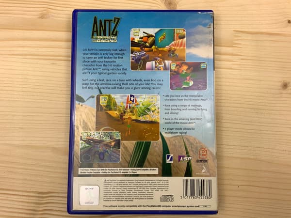 ANTZ EXTREME RACING disc – very good+ condition, complete PS2 set