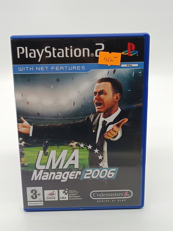 LMA MANAGER 2006 game for Sony PlayStation 2 (PS2)
