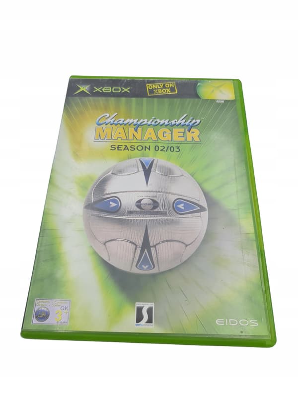 XBOX CHAMPIONSHIP MANAGER SEASON 02/03