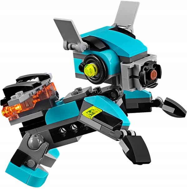 LEGO CREATOR 31062 Glowing Explorer Robot – ONE-OF-A-KIND