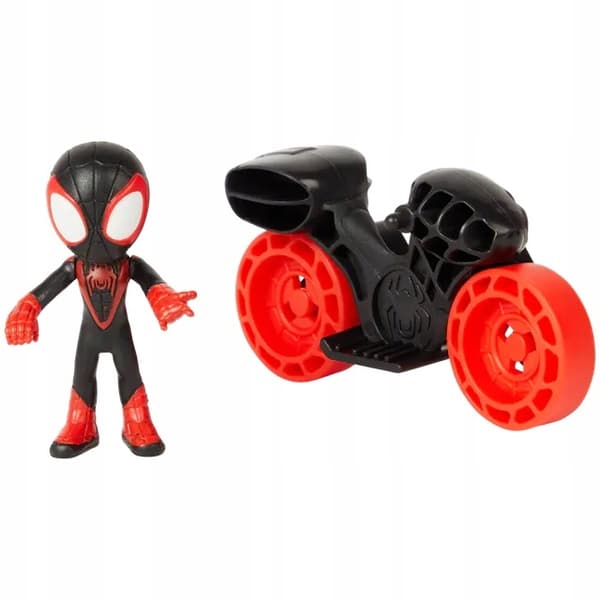 MARVEL AVENGERS MILES MORALES SUPERHERO FIGURINE MOTOR