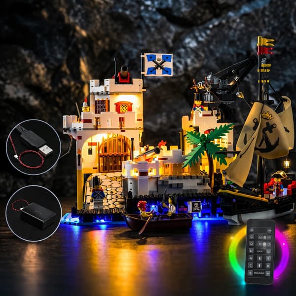 LED lighting for LEGO 10320 Eldorado, BrickBling remote control