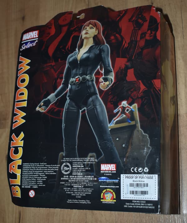 NEW DIAMOND MARVEL SELECT BLACK WIDOW FIGURE