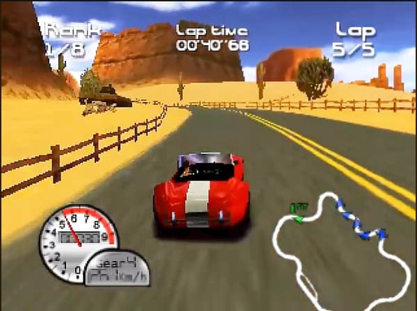 Roadsters – a game for the Nintendo 64 (N64) console.