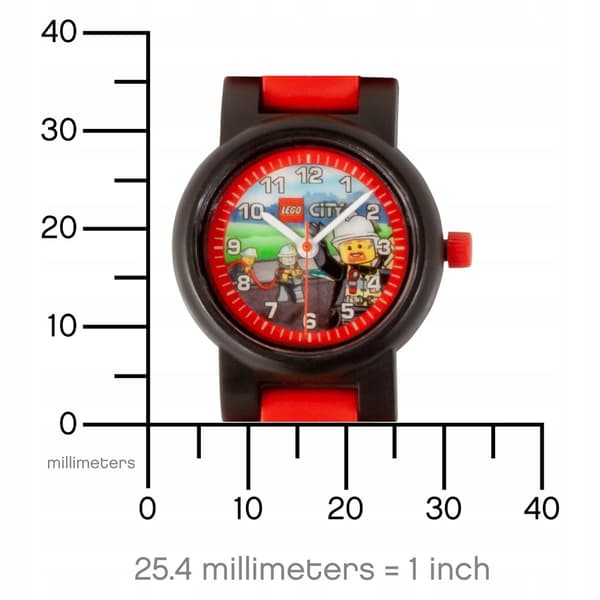 LEGO FIREFIGHTER children’s watch 8021209, adjustable strap, FIRE BRIGADE