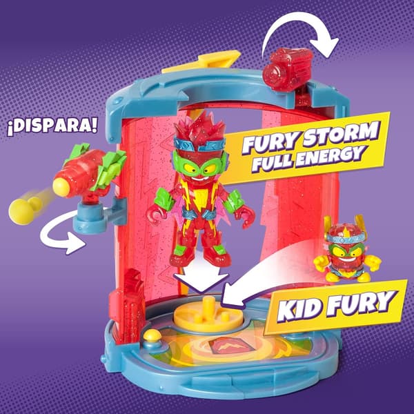 FURY STORM SECRET BASE ACTION SET WITH FIGURES AND ACCESSORIES