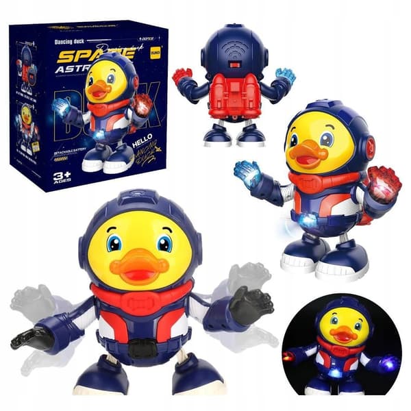 BATTERY-OPERATED DANCING ASTRONAUT DUCK