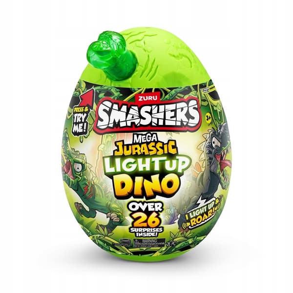 Smashers Mega Jurassic Dino with lighting – assorted colours (74108)