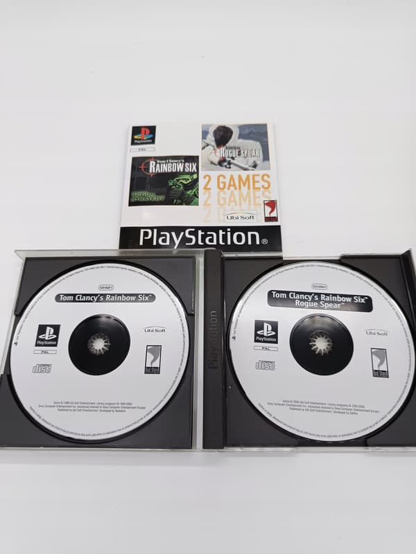 TOM CLANCY'S RAINBOW SIX + ROGUE SPEAR game for Sony PlayStation (PSX)