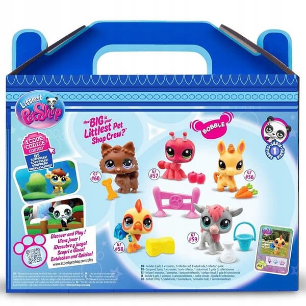 LITTLEST PET SHOP FARM SET + 5 LPS animal figures + accessories CODE