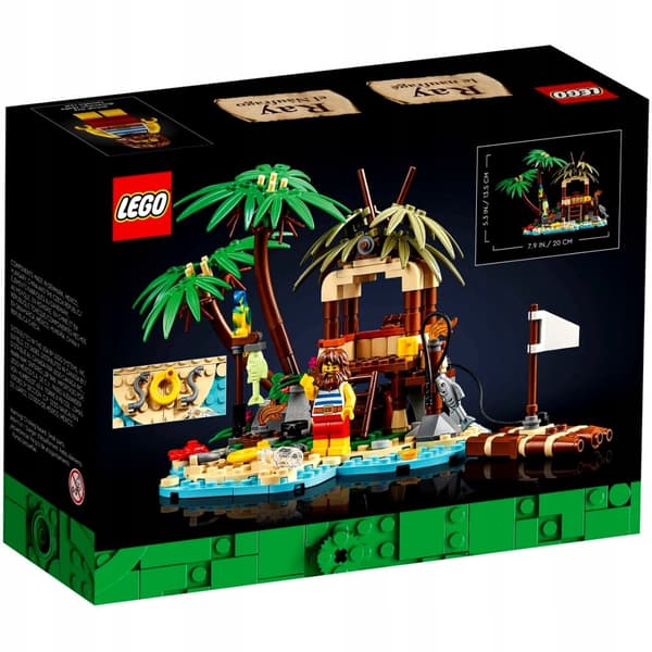 LEGO IDEAS SET - 40566 - RAY, STRANDED ON A DESERT ISLAND