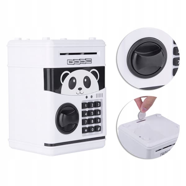 A small, charming coin box. Password lock. LR Security