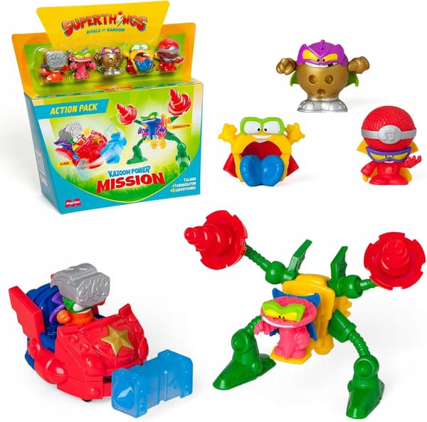 MagicBox – Super Things Kazoom Power Mission – Action Pack – Set 4 of 4