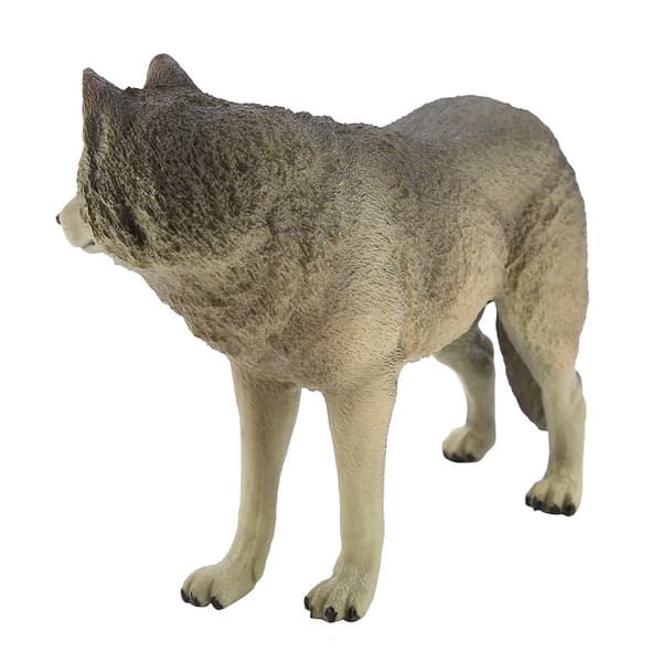 FIGURINE: LEAF-EATING WOLF TOY FIGURINE – WILDLIFE SIMULATION MODEL