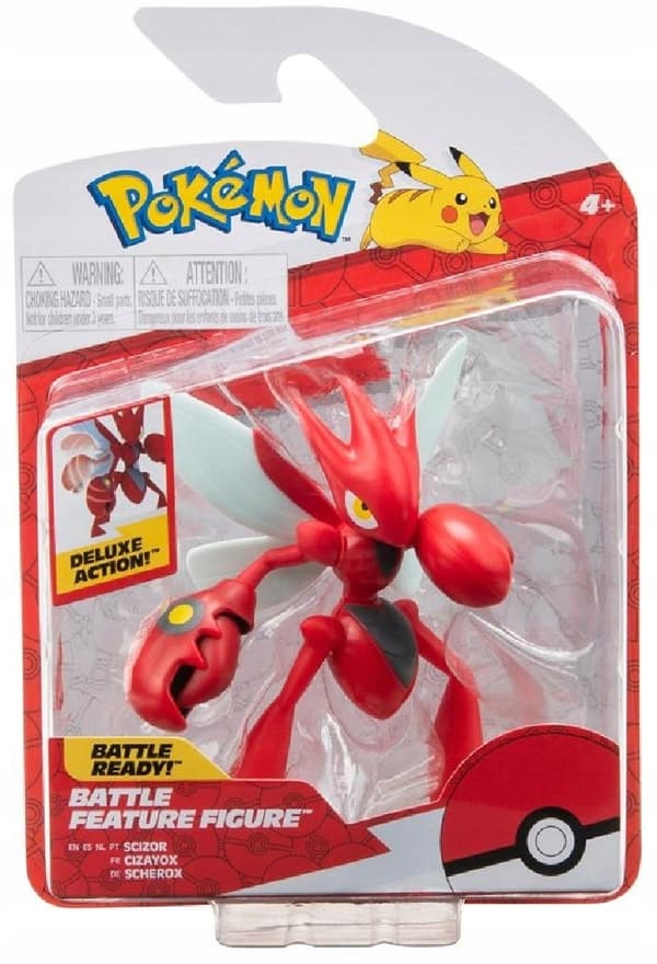 POKEMON Scizor Scherock Cizayox Figure with Attack Function