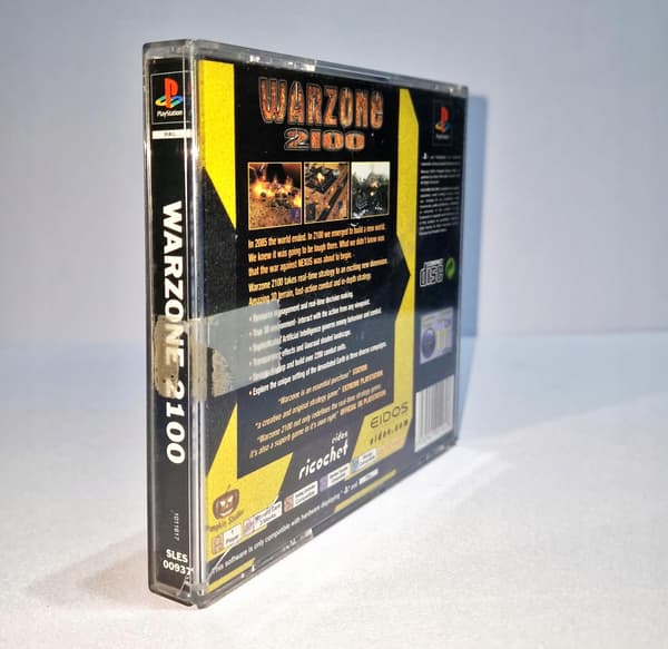 Warzone 2100 PlayStation (PSX) 3XA DISC + DB