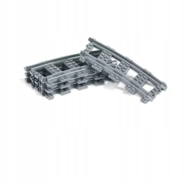 Railway Tracks – Curves, 20 pieces, Compatible with LE*O, Replacement
