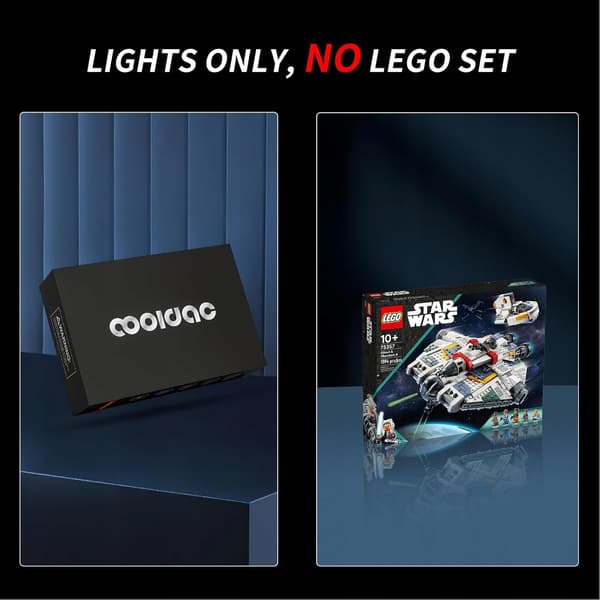 Cooldac LED Light Set for Lego 75357 Star Wars Ghost & Phantom II