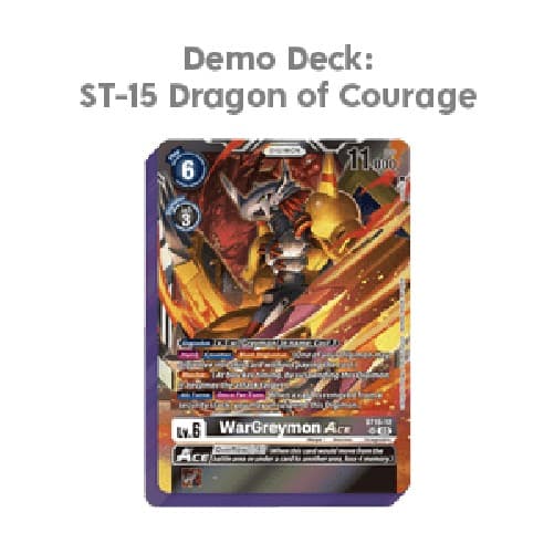 Digimon Demo Deck: ST-15 Dragon of Courage