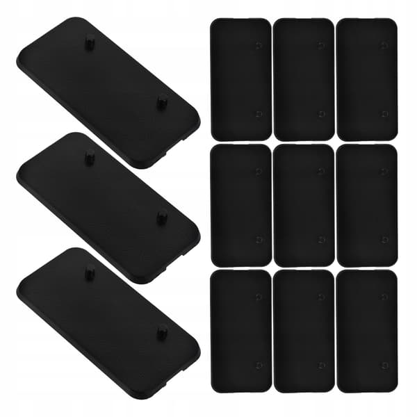 20 black plastic stands for action figures for a collector’s display case