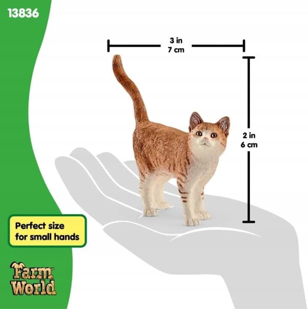Schleich Farm World Cat – detailed educational figurine