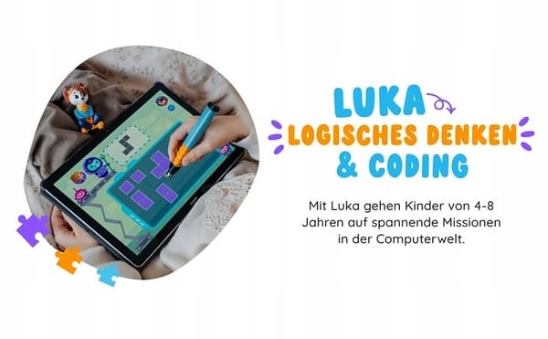 Luca Edurino Figurine: For Teaching Coding and Logic to Children Aged 4 and Over