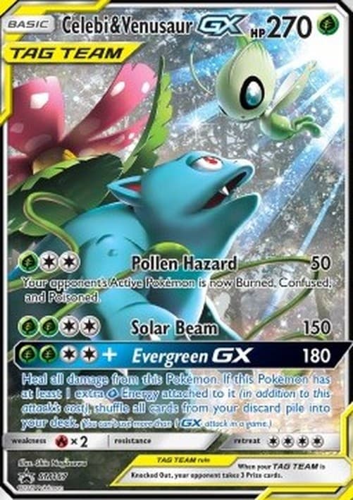Pokemon Celebi & Venusaur GX