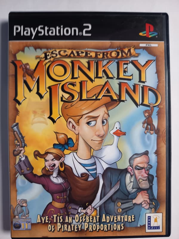 Escape from Monkey Island PlayStation 2 (PS2) – boxed, English version, complete set