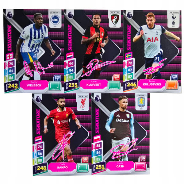 LARGE PREMIER LEAGUE PLUS 2025 CAN – LIMITED ULTIMATE CARDS – 7 PACKETS