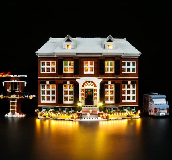 LED lighting set for Home Alone building blocks 21330