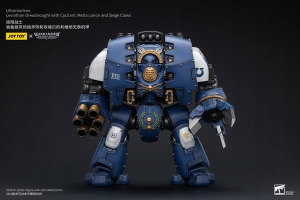 Ultramarines Leviathan Dreadnought with Cyclonic Melta Lance and Siege Claw