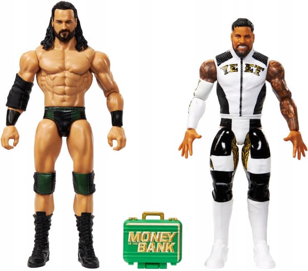 MATTEL WWE Main Event Showdown Jey Uso & Drew McIntyre Figures