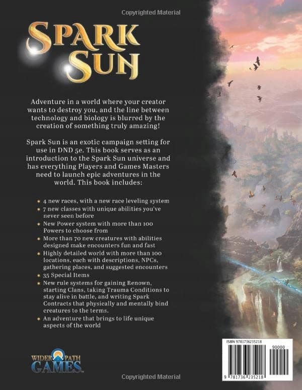 Spark Sun: A D&D 5E Setting and Supplement