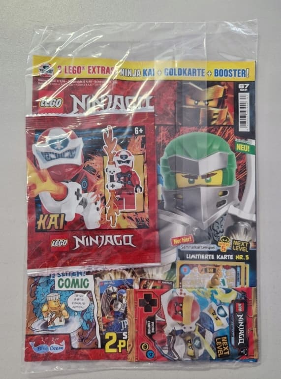 LEGO Ninjago Digi Kai 892067, with a magazine