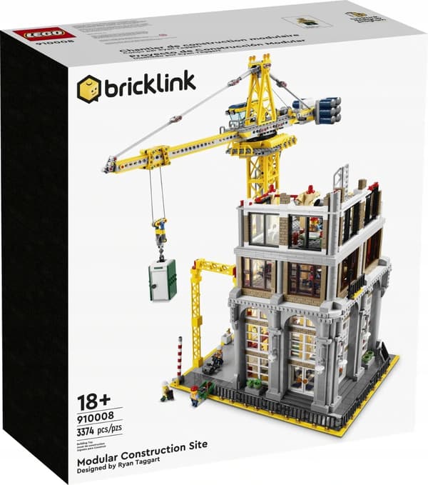 LEGO BrickLink set – Building Site – 3,374 pieces – 5 minifigures