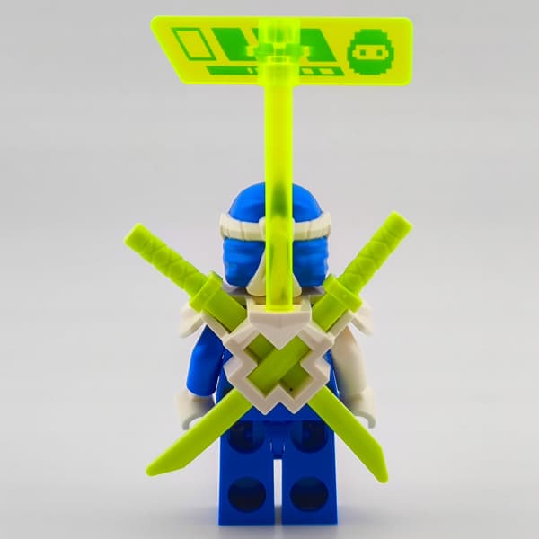 NEW Lego Ninjago Figure – Digi Jay / Digital Jay + weapons – njo0563