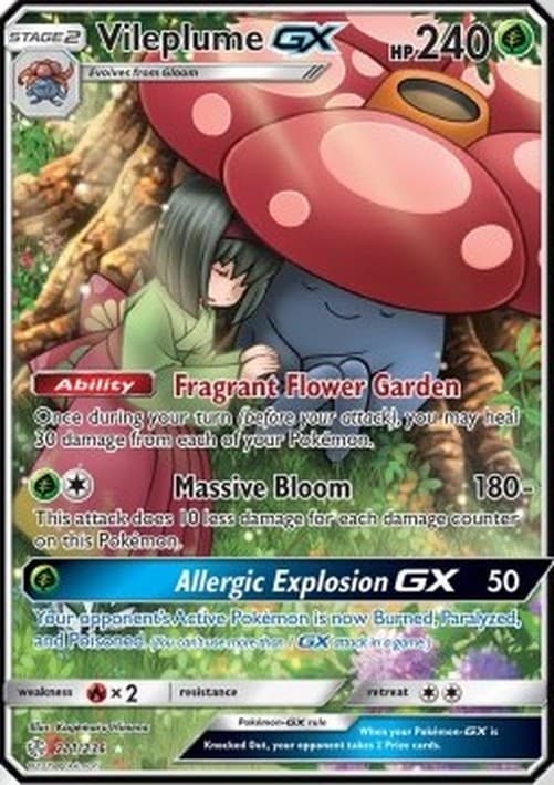 Pokemon Vileplume GX
